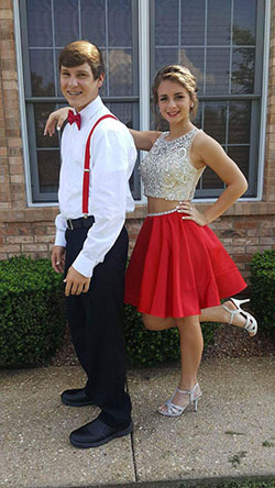 Cute Homecoming Dresses For Couples: party outfits,  Homecoming Couple  