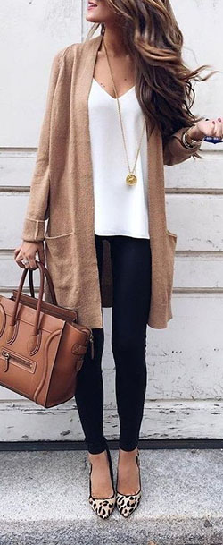 Leopard print heels outfit with legging: High-Heeled Shoe,  Polo neck,  Animal print,  Black Leggings  