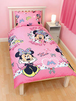 Single Duvet Set, Minnie Mouse, Mickey Mouse: Bedding For Kids  