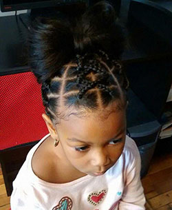 Little Black Girl Afro-textured hair: Hairstyle For Little Girls,  Little Girl,  kids hairstyles  