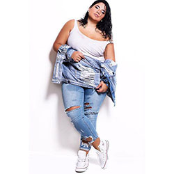 Ropa de moda, Plus-size model, Casual wear: party outfits,  Plus size outfit,  Hot Plus Size Model  