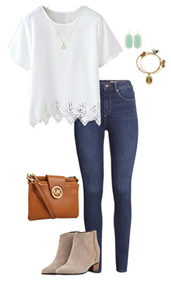 Polyvore Casual Work Outfits For Women.: Casual Outfits,  summer outfits,  White Outfit  