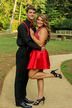 Sexy Party Dress, Homecoming Outfits #Couple Google Images, Backless dress: party outfits,  pictures couples,  Homecoming pictures,  Homecoming Couple  