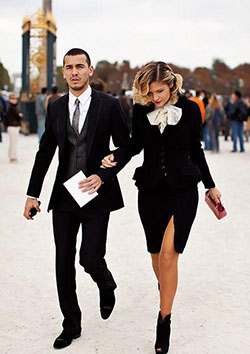 Formal Matching Outfits For Couples Pictures: Fashion show,  Vintage clothing,  Fashion week,  Matching Formal Outfits,  couple outfits  