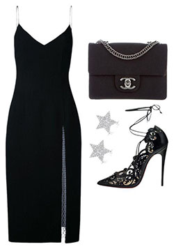 Little black dress, Cocktail dress, Little Mistress: Romper suit,  Bodycon dress,  Christian Louboutin,  Polyvore Party Dress  