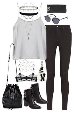 Casual Polyvore Outfits For Girls For Summer.: Casual Outfits,  summer outfits,  Black Couple  