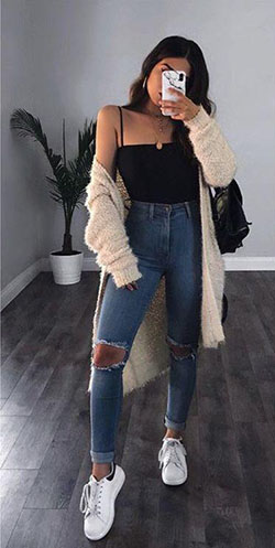 2019 Outfits Fashion, Urban Outfit, Romper suit: Polo neck,  Spring Outfits,  Street Outfit Ideas  