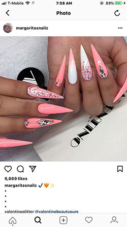 Stiletto nail ideas top 2019 nail designs: Nail Polish,  Gel nails  