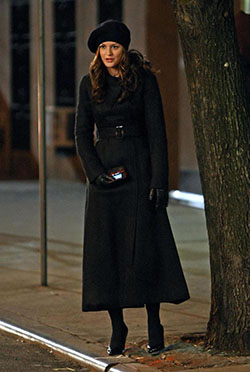 Blair Waldorf Black Outfit Winter: Blair Waldorf,  Funeral Outfit Ideas  