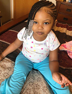 Black Girl Black hair, Box braids: Afro-Textured Hair,  Brown hair,  Hairstyle For Little Girls  