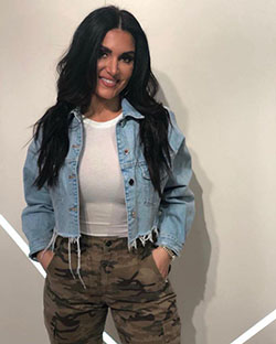 Leather Jacket M, Molly Qerim, Leather jacket: 