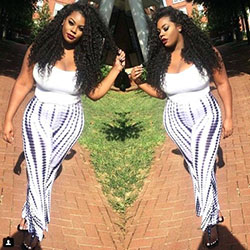 Outfit For Curvy Black Girls: Black girls,  Funky Outfits,  Black Girl Fashion  