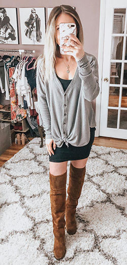 gray button up cardigan #summer #outfits style: summer outfits,  Cardigan  
