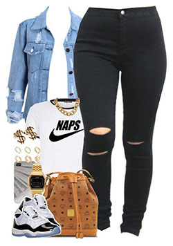 Cute outfits with jordans tumblr: Swag outfits,  Air Jordan,  Black girls  