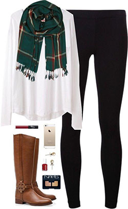 Leggings Outfits, Singlet White: winter outfits,  Outfits With Leggings  