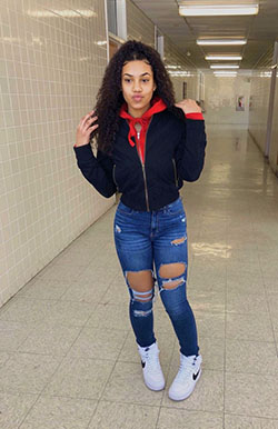 High school baddie cute outfits for school: Swag outfits,  Baddie Outfits,  Black Swag Outfits  