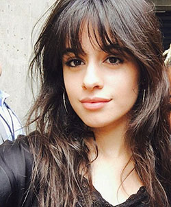 Bangs camila cabello haircut: Hairstyle Ideas,  Layered hair,  Pretty Girls Instagram  