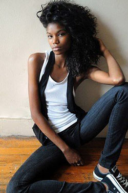 Beautiful skinny black girl: Black people,  Dark skin,  African Americans  