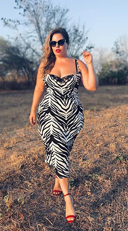 Summer Outfits For Thick Girls: Cocktail Dresses,  Plus size outfit,  Plus-Size Model,  Ashley Graham,  fashion model,  Fluvia Lacerda,  Hot Thick Girls  
