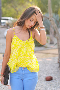 Alexandra Crandell,  Photo shoot: Yellow Outfits Girls  