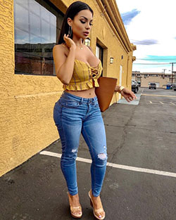 Yellow Top Outfits With Denim Tumblr: Yellow Outfits Girls  