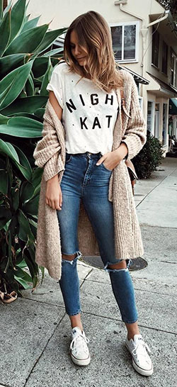 Cute spring outfits 2019: winter outfits,  Slim-Fit Pants,  Tumblr jeans Outfit  
