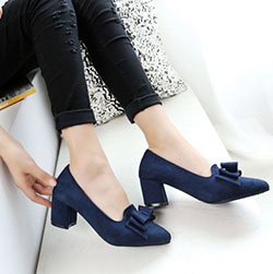 High-heeled shoe,  Stiletto heel: High-Heeled Shoe,  Slip-On Shoe,  Stiletto heel,  Work Shoes Women  