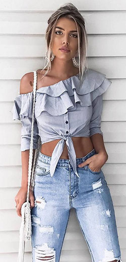 Trendy summer outfits: 
