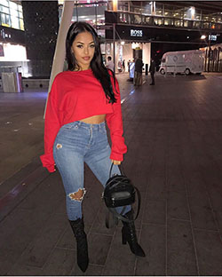 Nightclub outfits Casual wear,  Slim-fit pants: Ripped Jeans,  Slim-Fit Pants,  Curvy Teen,  Negz Negar,  Light Blue Pants Outfits  