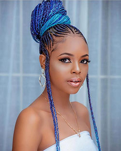 Trending african hairstyles 2019: Afro-Textured Hair,  Box braids,  African hairstyles,  Bowl cut,  Hair Care  