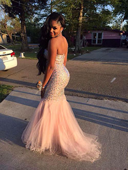 Tulle prom dress black girls: party outfits,  Cocktail Dresses,  Ball gown,  Best Prom Outfits  