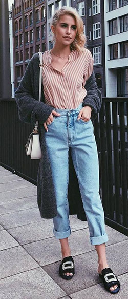 Birthday Party Outfit Ideas: High Waisted Jeans  