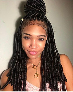 Faux locs, Crochet braids, Box braids: Afro-Textured Hair,  Bob cut,  Hairstyle Ideas,  Crochet braids,  Box braids,  Braided Hairstyles  