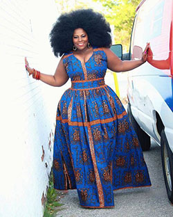 Plus size ankara dresses: Plus size outfit,  Plus Size Ankara  