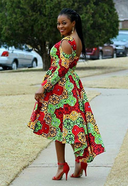 Formal wear,  Evening gown: Plus Size Ankara  