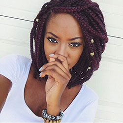 Braided bob styles: Lace wig,  Bob cut,  Box braids,  Short hair,  Braided Hairstyles,  French braid  