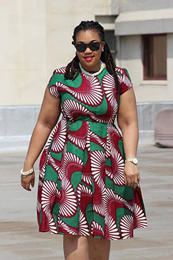 Traditional dresses for plus size ladies: Plus size outfit,  Plus Size Ankara  