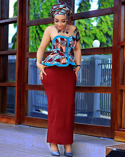 Africaine belle style: Ankara Long Gown  