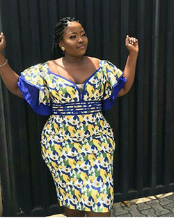 Plus size ankara styles on Stylevore