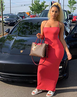 Black Women Auto show,  City car: party outfits,  Luxury vehicle,  Fashion Nova  