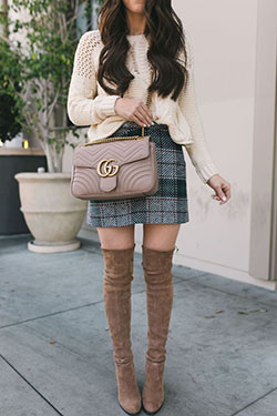 Fashion model, Over-the-knee boot, Knee-high boot: Over-The-Knee Boot,  Boot Outfits,  fashion blogger,  Chap boot  