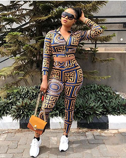 Dress With Ankara Leggings: Outfits With Leggings  