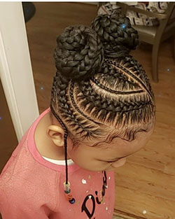Braided Hairstyles For Little Black Girls: Afro-Textured Hair,  Box braids,  Braided Hairstyles,  kids hairstyles  