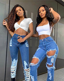 Black Girl Robin B.,  Fashion Nova: Jeans Outfit,  Fashion Nova  
