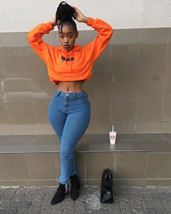 Black Girl South Africa: Jeans Outfit,  South Africa  