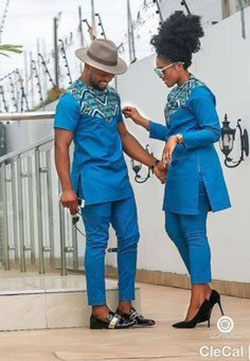 Matching Clothes For African Couples: Matching African Outfits  
