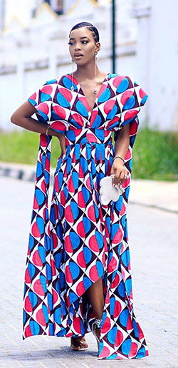 African wax prints: Maxi dress,  Kente cloth,  Traditional African Outfits  