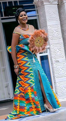 Weloveghanaweddings on yooying: Cocktail Dresses,  Kente cloth,  Traditional African Outfits  