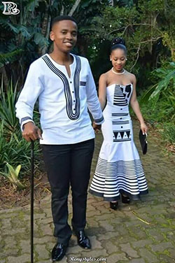 Matching Traditional Outfits For Men & Women: Folk costume,  Matching African Outfits  