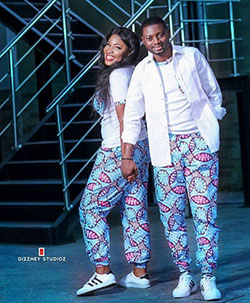 Couples ankara styles: Couple costume,  Matching African Outfits  